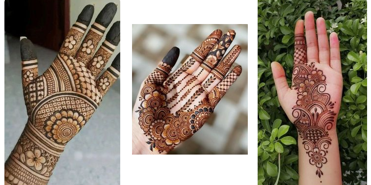 Easy Simple Front Hand Mehndi Designs