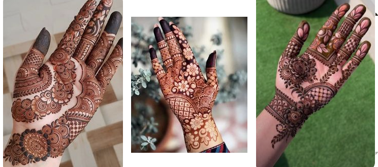 Front Hand Mehndi Designs photo