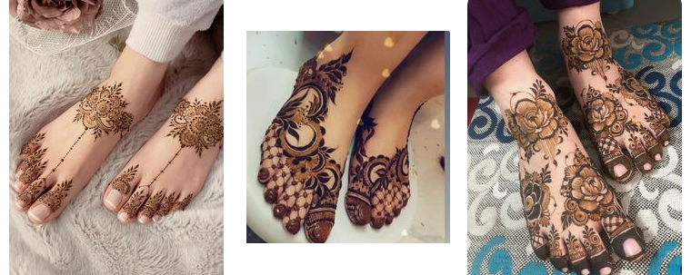  Foot Mehndi Design photo