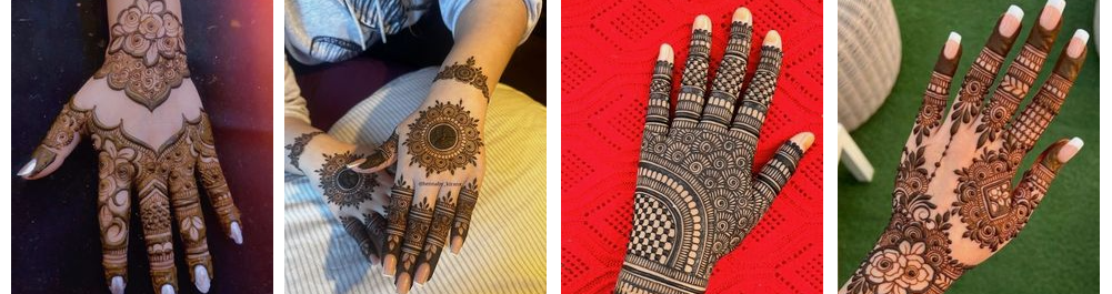 Simple Back Hand Mehndi Designs